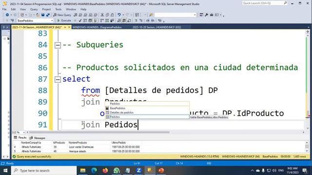 2023 11 04 Sesion 4 SQL смотреть онлайн