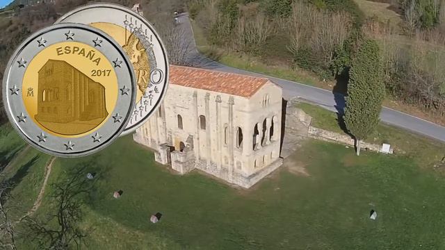 Испания памятная монета 2 евро 2017 года Посвященная древней церкви смотреть онлайн