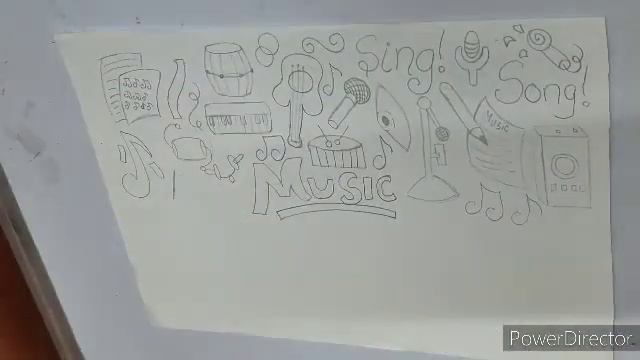 Doodle art on Music|(1)|Doodle Art My Hobby Palace| Mihika Shrivastava смотреть онлайн