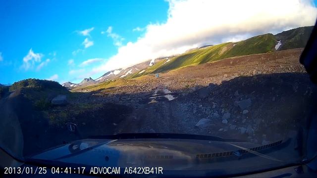 Камчатка. Поездка к подножию вулканов (видео с регистратора) смотреть онлайн