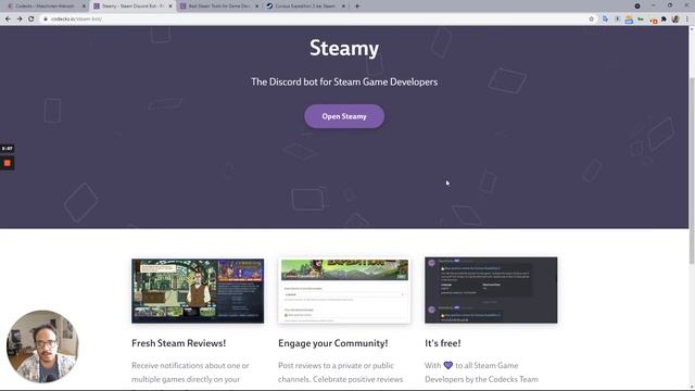 Quick tour of our new Steam Discord Bot for Game Devs! смотреть онлайн