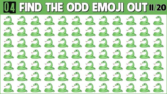 HOW GOOD ARE YOUR EYES #226 L Find The Odd Emoji Out L Emoji Puzzle Quiz