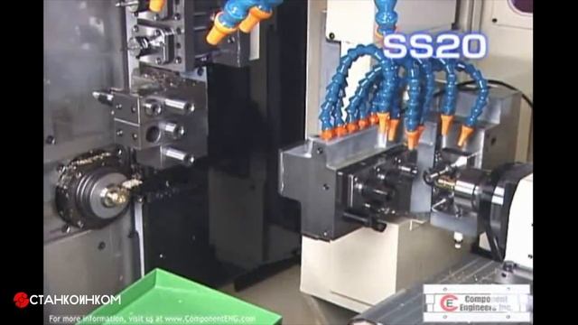 Швейцарский токарный станок Tsugami SS20 смотреть онлайн