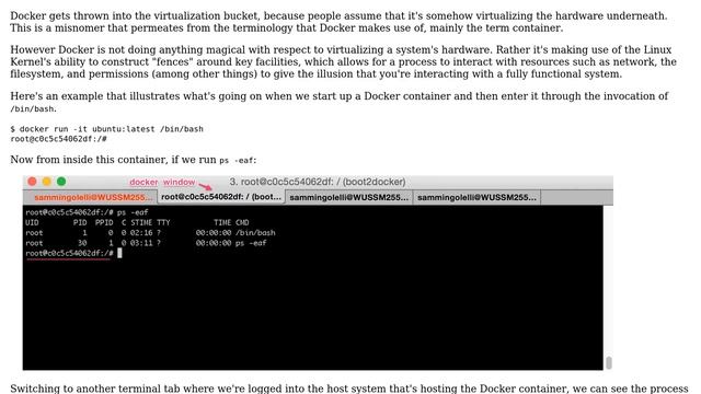 Unix & Linux: What do the processes inside a Docker container look like? (2 Solutions!!) смотреть онлайн