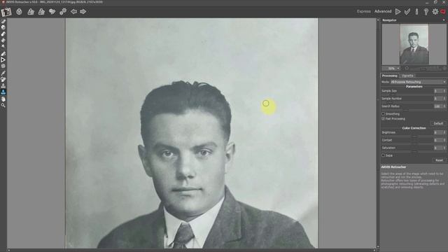 Old Photo Restoration With AKVIS Retoucher & AliveColors