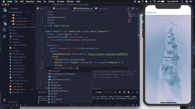 React Native Basic Picker смотреть онлайн