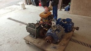 Генератор  из асинхронного двигателя на неодимовых магнитах, результат!