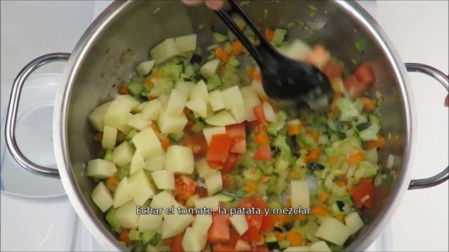 SOPA MINESTRONE. Fácil Y Saludable.