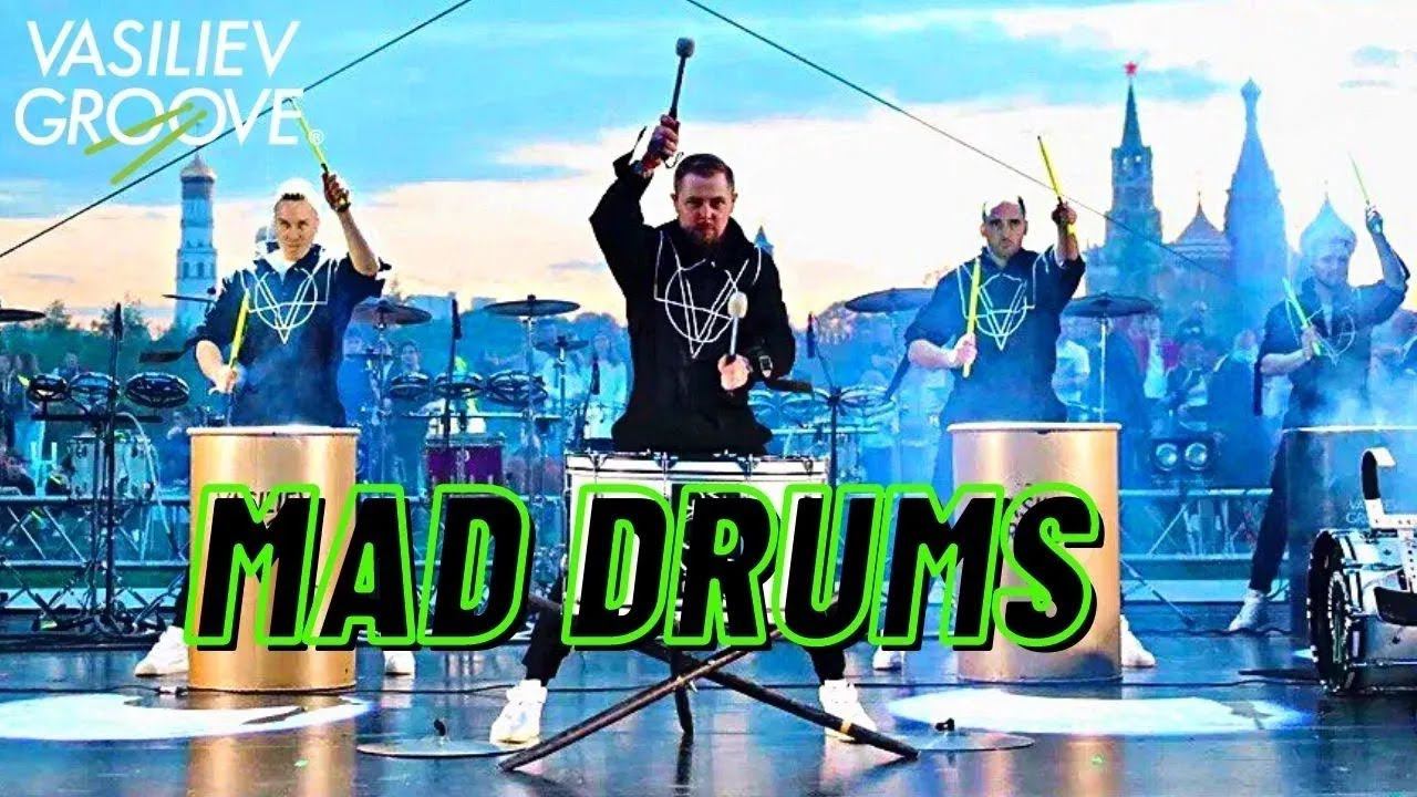 Drum Show From Russia Moscow Vasiliev Groove - Mad Drums / Шоу барабащиков смотреть онлайн