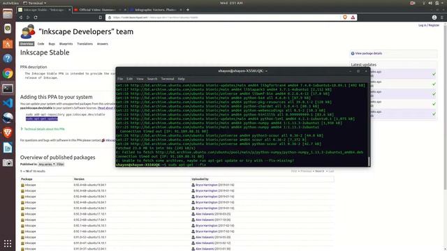 How To Install Latest Version of Inkscape On Linux - Ubuntu, Linux mint смотреть онлайн