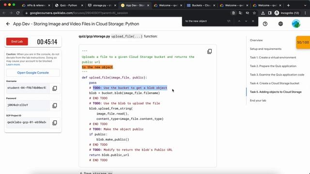 App Dev - Storing Image and Video Files in Cloud Storage: Python смотреть онлайн