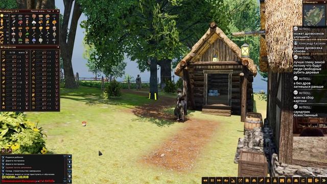 Как там дела в деревне Габсбургов? Life is Feudal: Forest Village (стрим) смотреть онлайн