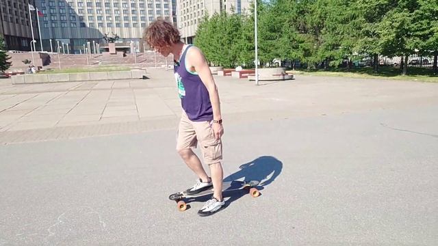 Как освоить лонгборд с нуля. Часть 1. смотреть онлайн