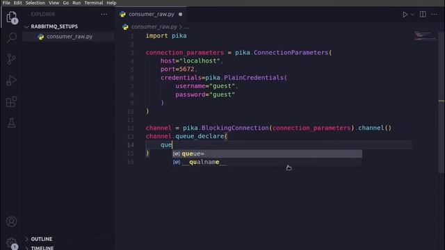 Mensageria em RabbitMQ com Python (3) - Implementando um Consumidor смотреть онлайн