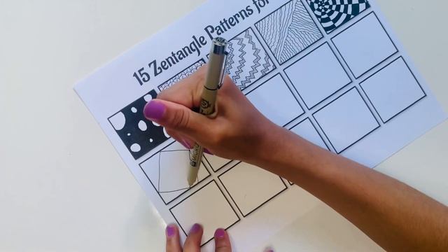 Zentangle Patterns For Kids - Part 1