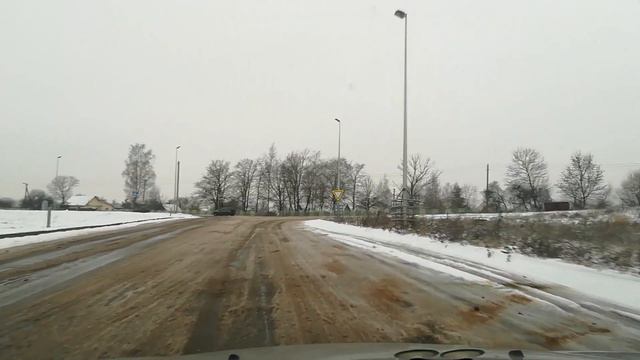 В Витебск пришла зима. Поездка по городу 15 ноября 2018. смотреть онлайн