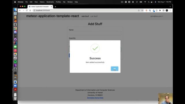 Meteor Application Template React: Part 1: User Interface смотреть онлайн