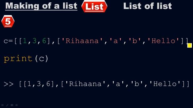 How to make a list of the lists in Python? - Python by #Moein смотреть онлайн