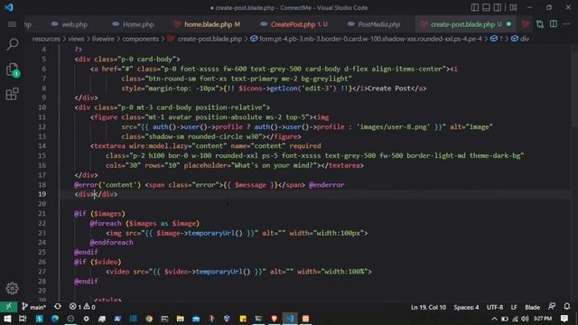 Let's Create Post With Video || #18 || Social App with Laravel смотреть онлайн