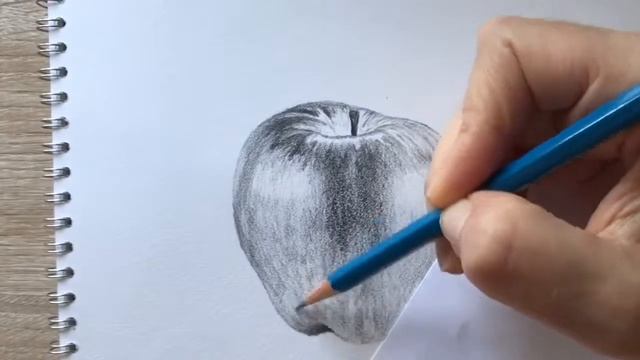 How to Shade an Apple - Pencil Shading Tutorial смотреть онлайн