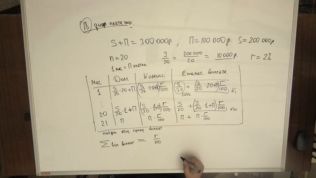 МАТЕМАТИКА ЕГЭ17 ДИФ ПЛАТЕЖИ №18 смотреть онлайн