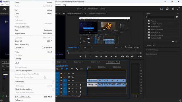 A Low Level Exception Occurred In Adobe Premiere (FIX)