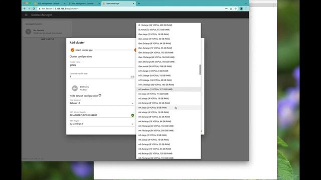 Installing Galera Manager to Deploy a Galera Cluster in Amazon Web Services AWS смотреть онлайн