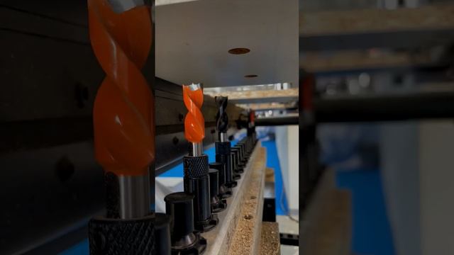 Чашечные свёрла GREATWOOD серии PREMIUM в работе на сверлильно-присадочном станке KDT 6032JL смотреть онлайн