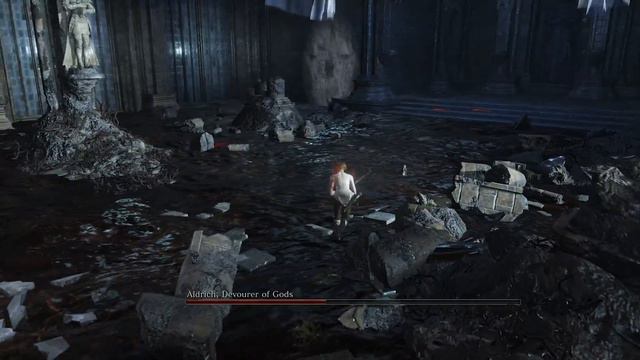 Dark Souls III - Aldritch, Devourer of Gods VS SL1 +0 Weapons смотреть онлайн