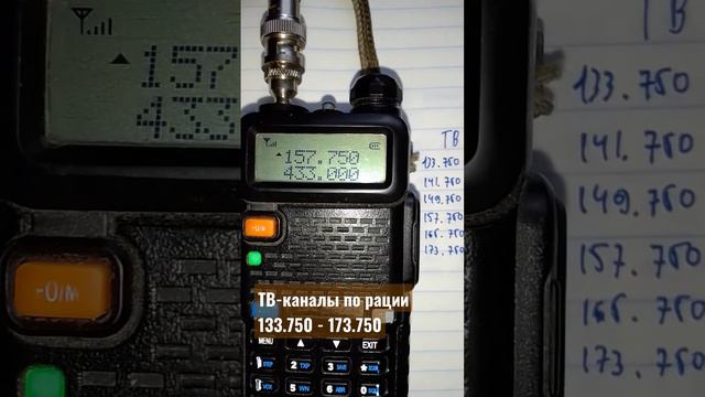 Рация принимает телевизор | ТВ-каналы по рации #радио #shorts смотреть онлайн