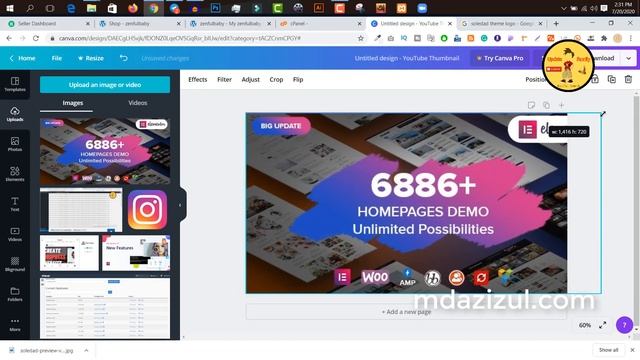 [ Free ] How to Make youtube Video Thumbnail Image 2020 смотреть онлайн