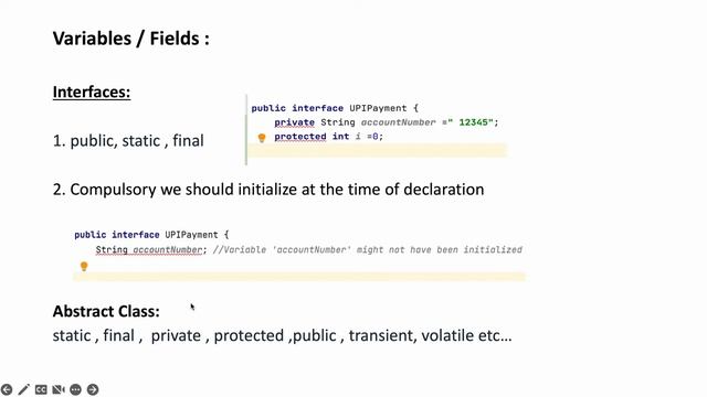 Abstract Class Vs Interface In java смотреть онлайн
