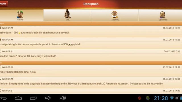 İkariam Mobile for Android смотреть онлайн