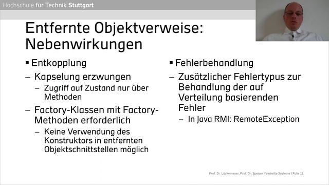 Verteilte Systeme - 03 - (Java) Remote Method Invocation (RMI) смотреть онлайн