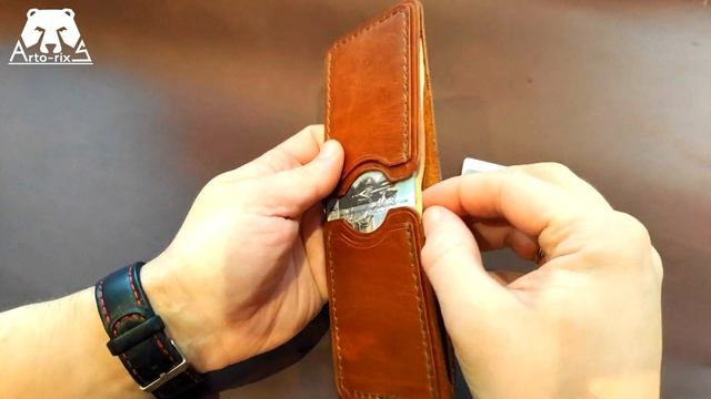 Мега-компактный и очень вместительный кошелек из кожи. смотреть онлайн