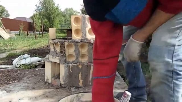 Тандыр своими руками. Печь на дачу из кирпича. часть 3 смотреть онлайн