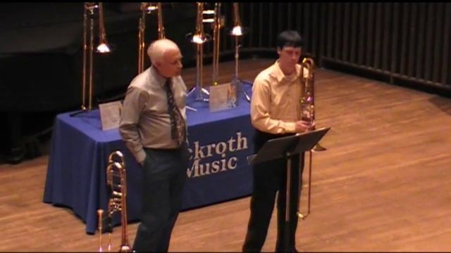Sauer Trombone Clinician 4-18-10 смотреть онлайн