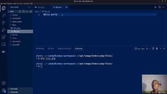 10. Files in PHP смотреть онлайн