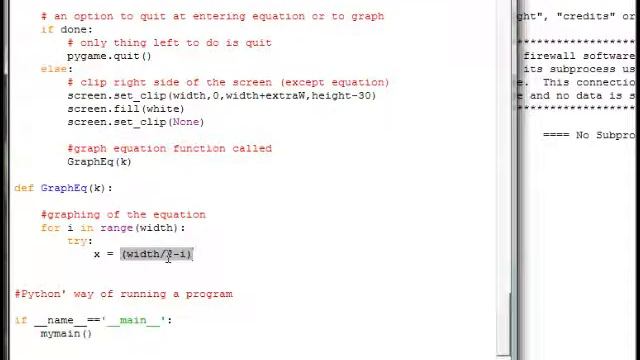 Python-Pygame Lesson: My Grapher (pt 5) graphing equations смотреть онлайн