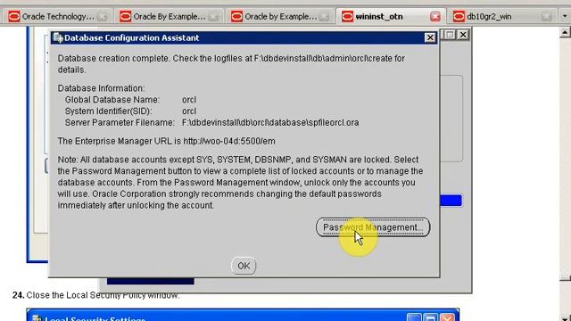 oracle database installation 10g R2 Arabic part2 смотреть онлайн