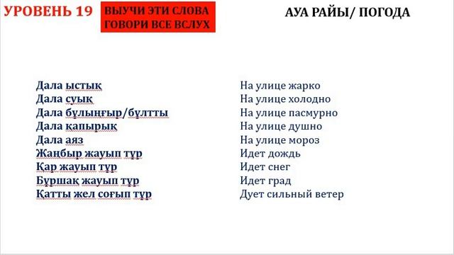 КАЗАХСКИЙ ЯЗЫК, ФРАЗЫ ДЛЯ ОБЩЕНИЯ НА КАЖДЫЙ ДЕНЬ. 10-УРОК смотреть онлайн