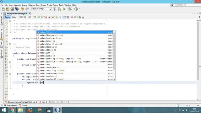 Java Function Example to Determine Triangular Numbers смотреть онлайн