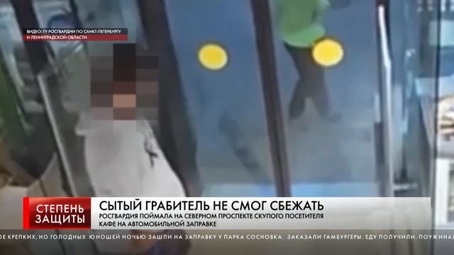 СЫТЫЙ ГРАБИТЕЛЬ НЕ СМОГ СБЕЖАТЬ смотреть онлайн