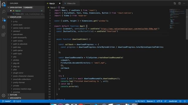 React Native - Video Player with Caching using Expo (Part 4/6) смотреть онлайн