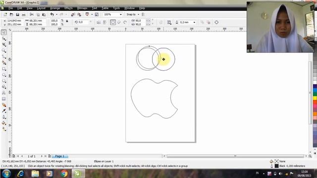 Membuat Logo apple dengan CorelDraw X4 смотреть онлайн