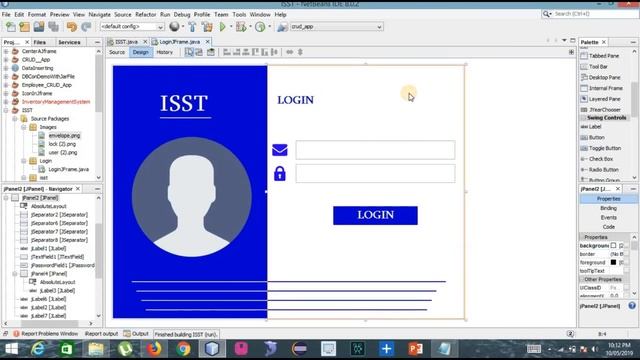 java swing crud application using netbeans and mysql database part 2 creating designing login page смотреть онлайн