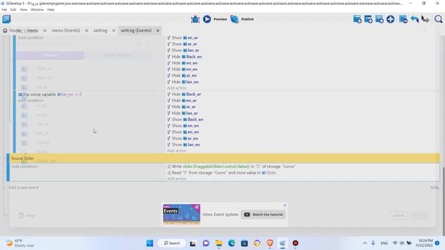 طريقة تصميم لعبة علي GDevelop #24 / عمل Slider للصوت смотреть онлайн