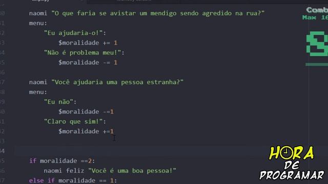 Ren'py - Sistema de Moralidade смотреть онлайн