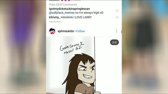 Sally face Instagram memes!!!!! смотреть онлайн