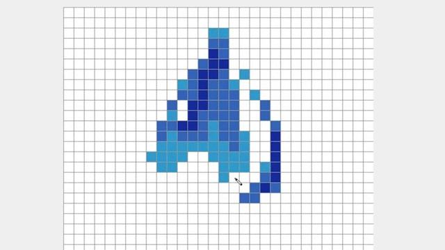 Как нарисовать каплю. A DROP PIXEL ART смотреть онлайн